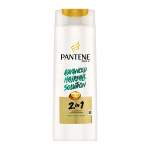 Pantene Advanced Hairfall Solution 2in1 Anti-Hairfall Silky Smooth Shampoo & Conditioner for Women 180ML