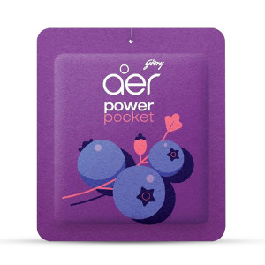 Godrej Aer Power Pocket Bathroom Freshener Berry Rush 10 gm