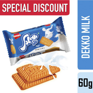 DEKKO Milk Rich Biscuit 60gm (1 Carton) (24 pcs)