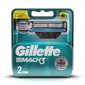 Gillette Mach 3 Manual Shaving Razor Blades - 2s Pack (Cartridge)
