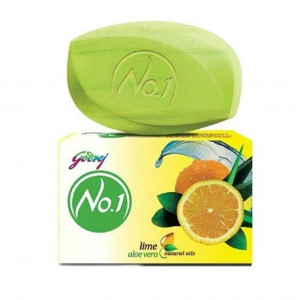 Godrej No.1 Lime Bar Soap - 100Gm