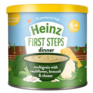 Heinz First Steps Dinner Multigrain With Caulifoower Broccoli & cheese 240gm 6 Months+