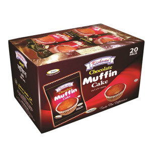Kishwan Chocolate Muffin Cake 25gm X 20pcs Box