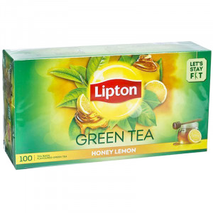 Lipton Green Tea Bag Honey and Lemon 50pc