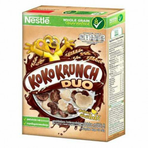 NESTLE KOKO KRUNCH DUO Breakfast Cereal Box - 330g