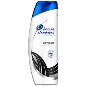 Head & Shoulders Silky Black Anti Dandruff Shampoo for Women & Men 180ML