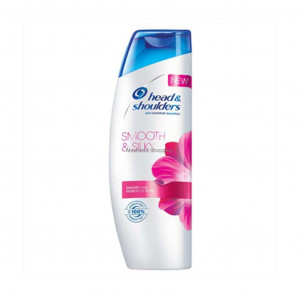 Head & Shoulders Smooth and Silky, Anti Dandruff Shampoo for Women & Men, 340ML