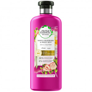 Herbal Essences White Strawberry & Sweet Mint CONDITIONER- For Cleansing and Volume - No Paraben No Colorants 400 ML
